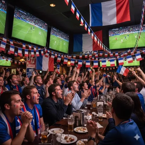 Guirlande 5m 8 fanions  plastique France