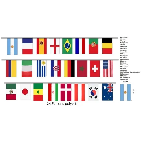 Guirlande 8m BEST FOOTBALL TEAM