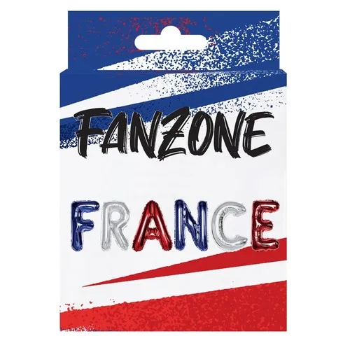 Guirlande foil FRANCE lettre h 35 cm