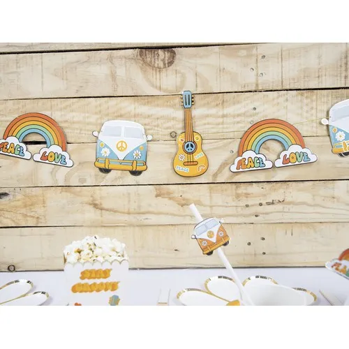GUIRLANDE HIPPY PARTY 3M