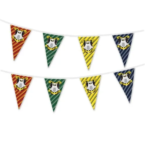 Guirlande Magic School 5 m 8 fanions papier