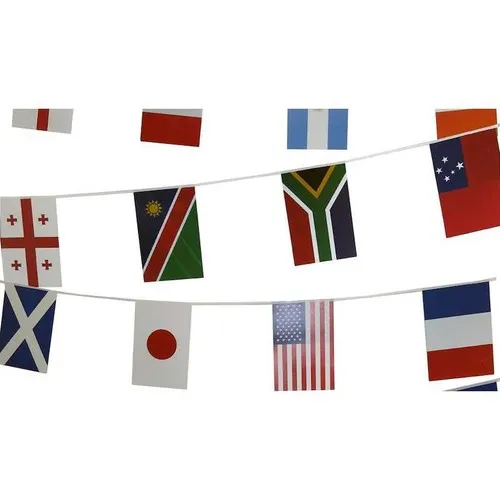 Guirlande publicitaire en papier