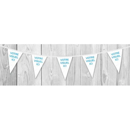 Guirlande publicitaire personnalisé - Tarif sur devis