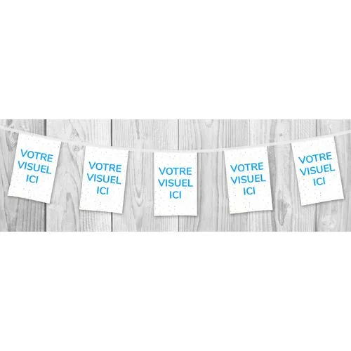 Guirlande publicitaire personnalisé - Tarif sur devis