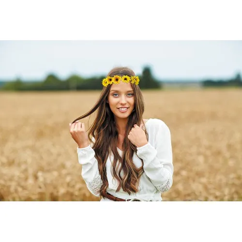 HEADBAND HIPPIE TOURNESOL