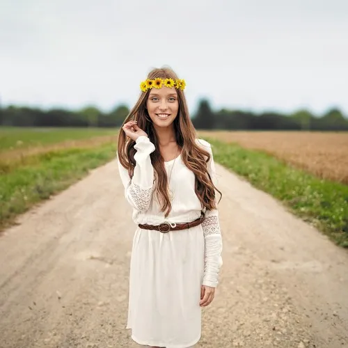 HEADBAND HIPPIE TOURNESOL