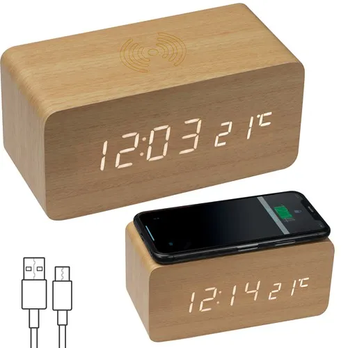 Horloge de bureau avec chargeur intégré DELILAH