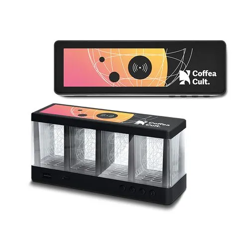 Horloge LED et chargeur à induction 15W