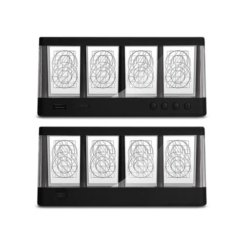 Horloge LED et chargeur à induction 15W