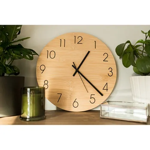 Horloge murale en bambou | Imani