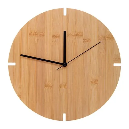 horloge murale en bambou Tokei