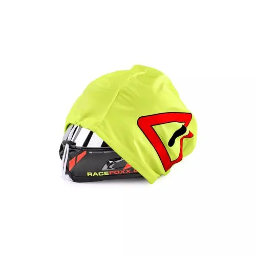 Housse de casque pour moto avec triangle de pré-signalisation