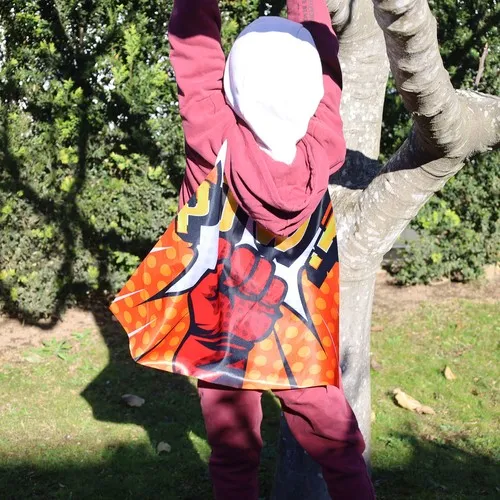 HOUSSE SUPERHÉROS PERSONNALISABLE POUR ENFANTS
