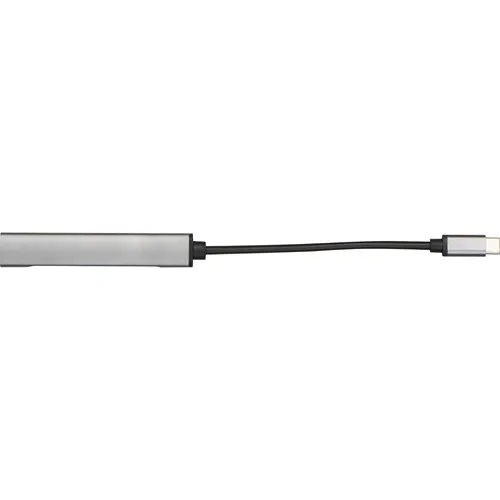 Hub USB en aluminium recyclé HILDEGARDA