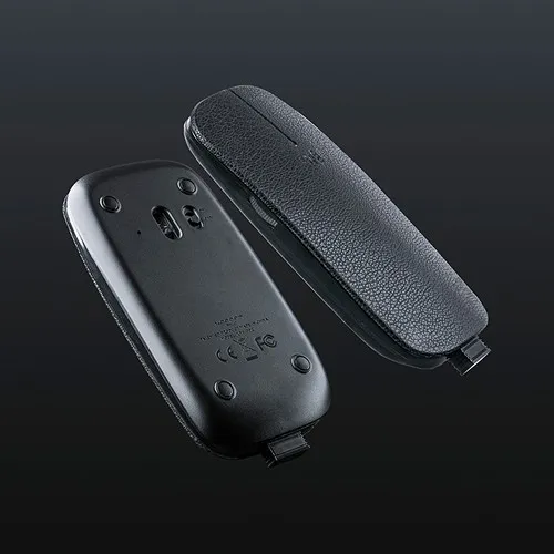 Ine Pokket Recycled Leather Allura noir