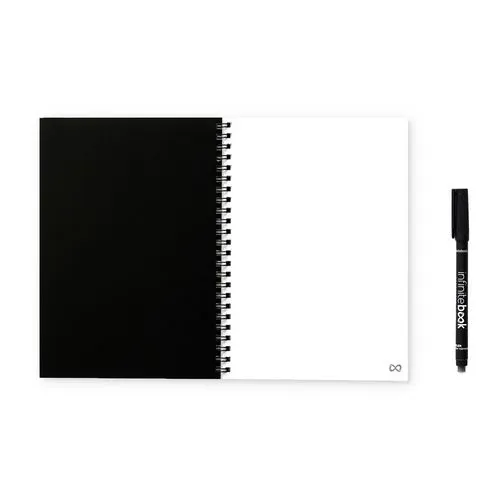 INFINITEBOOK PLAIN A5. Infinitebook avec couverture souple et 15 pages unies pour tableau blanc