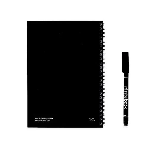 INFINITEBOOK PLAIN A5. Infinitebook avec couverture souple et 15 pages unies pour tableau blanc