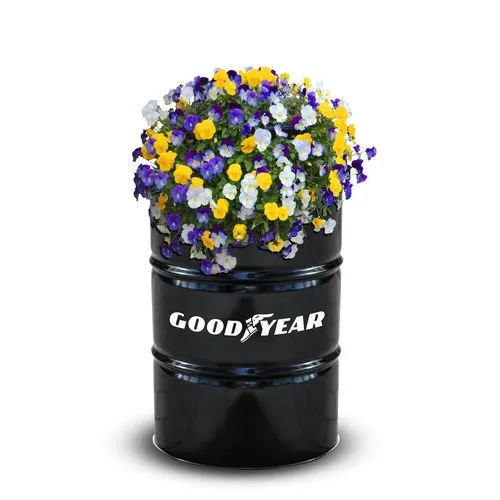 Jardinière Grand Baril Noir | 200 Litres