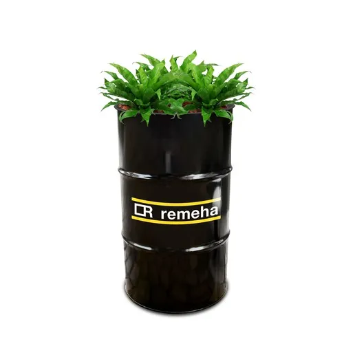 Jardinière Medium Baril Noir | 120 Litres