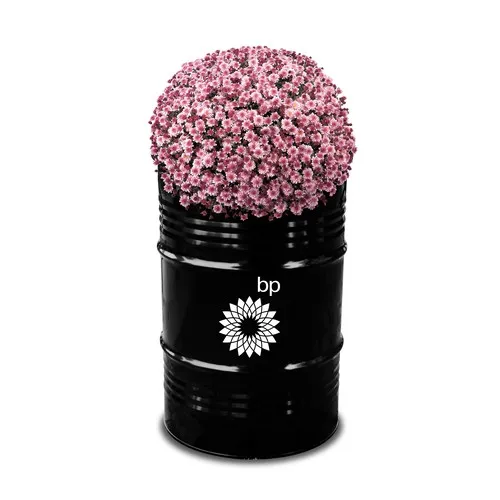 Jardinière Petit Baril Noir | 60 Litres