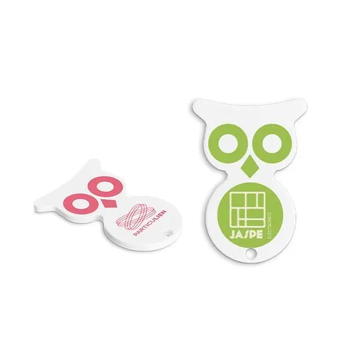 JETON PLASTIQUE (ABS) FORME HIBOU