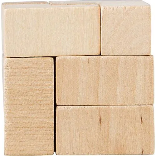 Jeu de cubes en bois Amber
