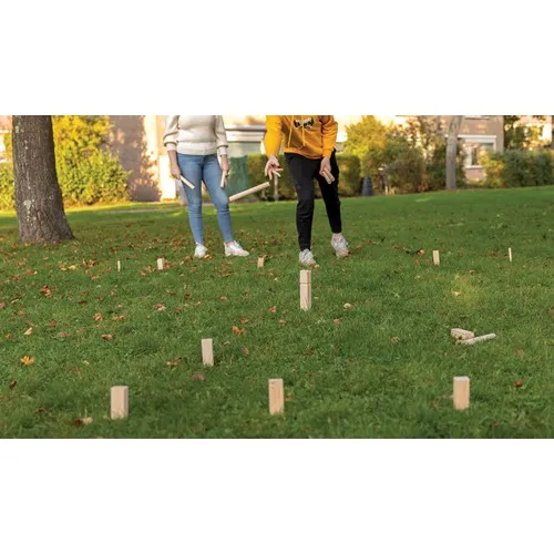 Jeu de Kubb en bois