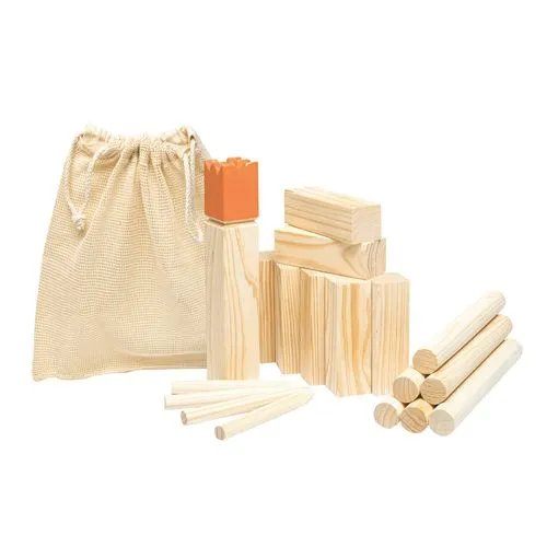 Jeu de lancer viking KUBB en bois