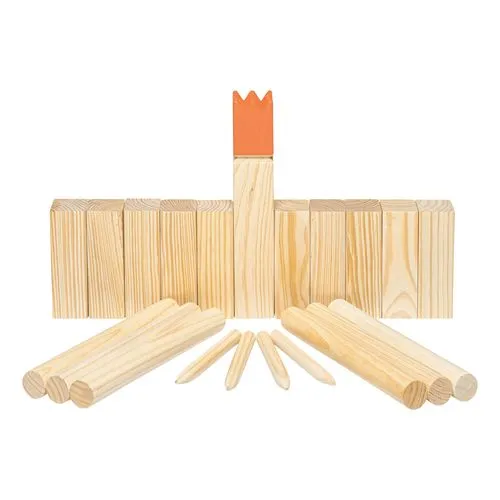 Jeu de lancer viking KUBB en bois