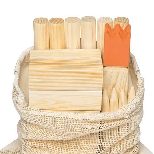 Jeu de lancer viking KUBB en bois