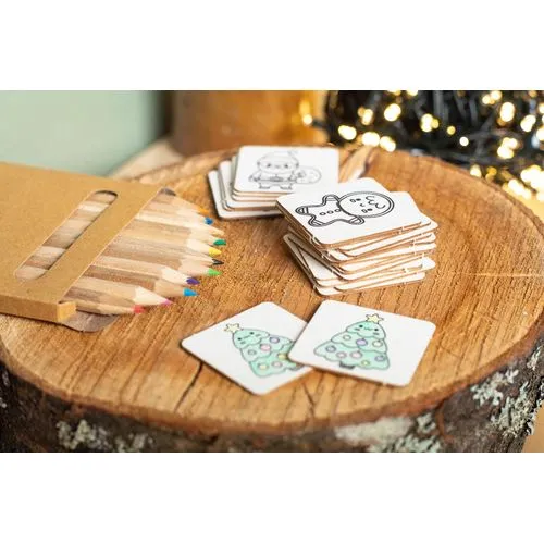 jeu de memory coloriage Noël Coloxmor