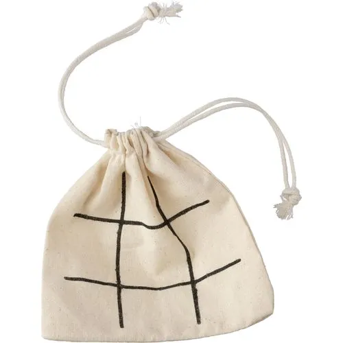 Jeu de morpion en bois naturel Waltraud