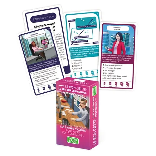 Jeu de Quiz sur les risques psychosociaux - Le bon geste