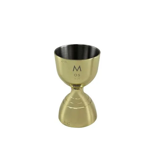 Jigger à bulbe rond en or (25/50ml)