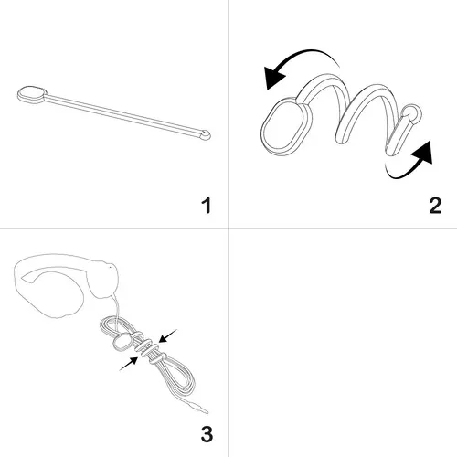 Laci, Organisateur de cables par Gumbite. STOCK.