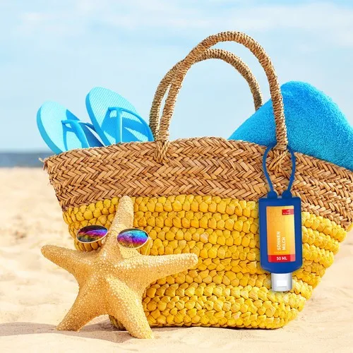 Lait solaire, Bumper de 50 ml (bleu), Body Label