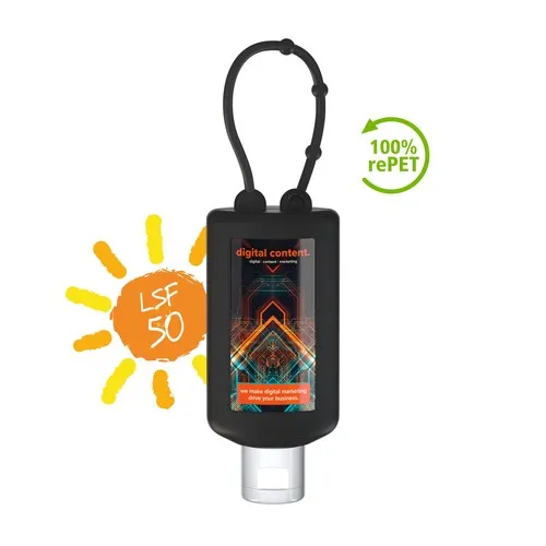 Lait solaire sensible FPS 50, Bumper de 50 ml (noir) Body Label