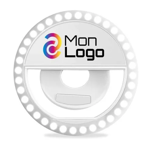 Lampe à selfie à pince rechargeable pour Smartphone