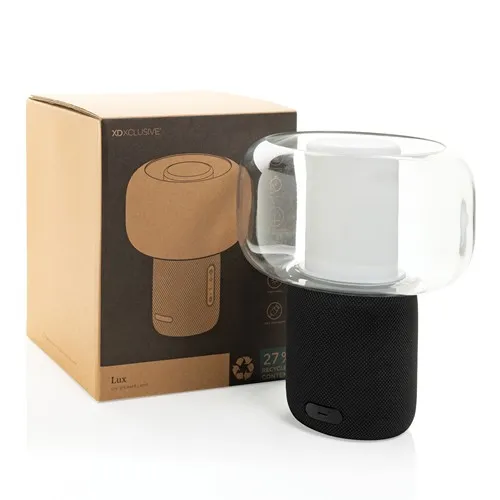 Lampe avec haut-parleur 10W en plastique recyclé RCS Lux