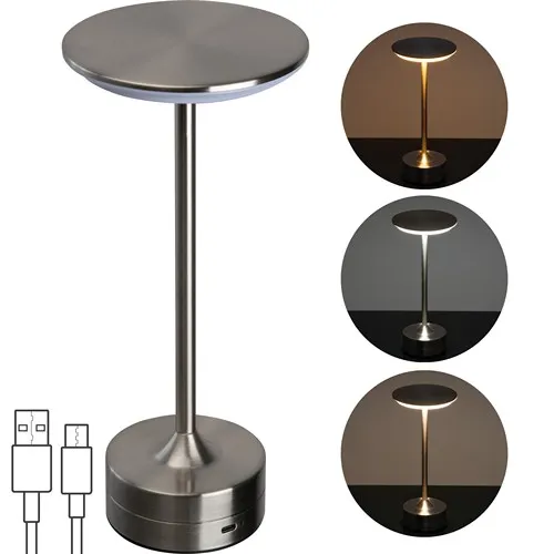 Lampe de table en acier inoxydable SYLWAN