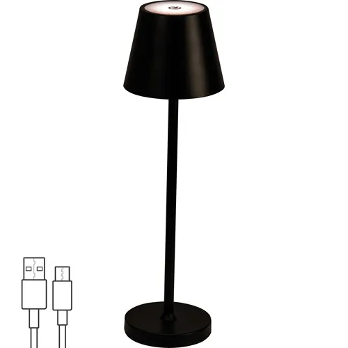 Lampe de table rechargeable avec capteur tactile - câble de chargement inclus