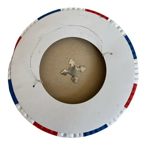 Lampion cylindrique 16cm Tricolore bleu / blanc / rouge