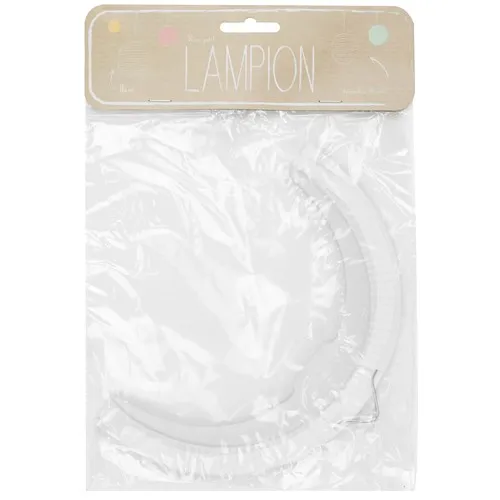 LAMPION ROND BLANC 20 CM