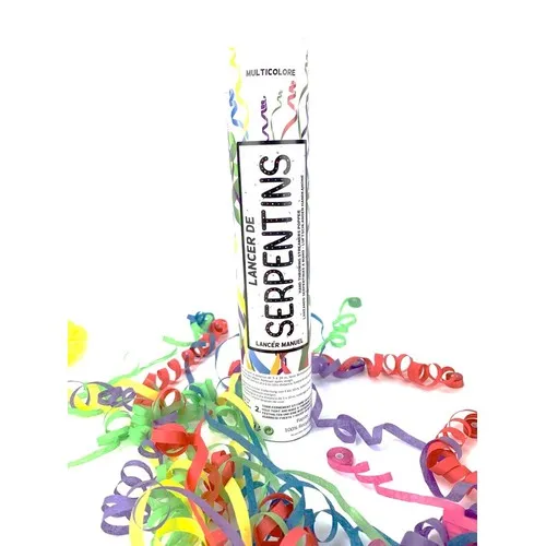 LANCER MANUEL DE SERPENTIN 25 CM MULTICOLORE