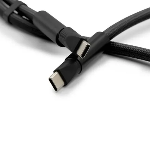 Lanière pour téléphone avec câble de transfert de données et de charge | Bassam