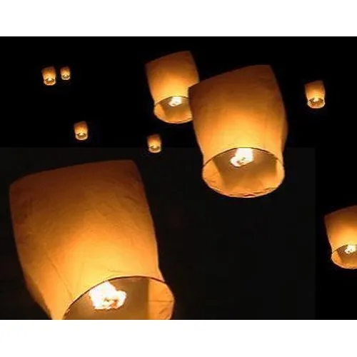 Lanterne Celeste Blanche