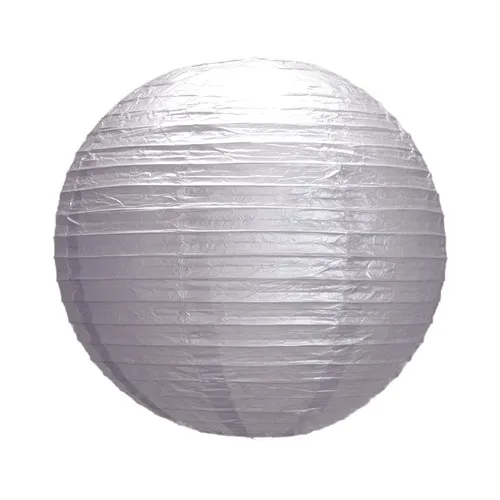 LANTERNE JAPONAISE 35CM ARGENT