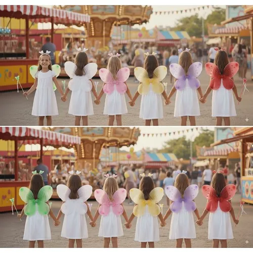 LILLY SET 3  pièces Aile+Tiare+Baguette