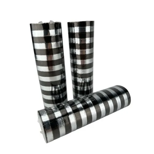 Lot de 3 rouleaux de serpentins* ARGENT/NOIR