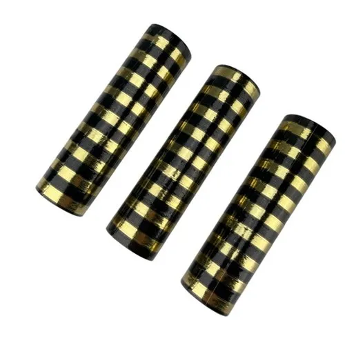 Lot de 3 rouleaux de serpentins* OR/NOIR